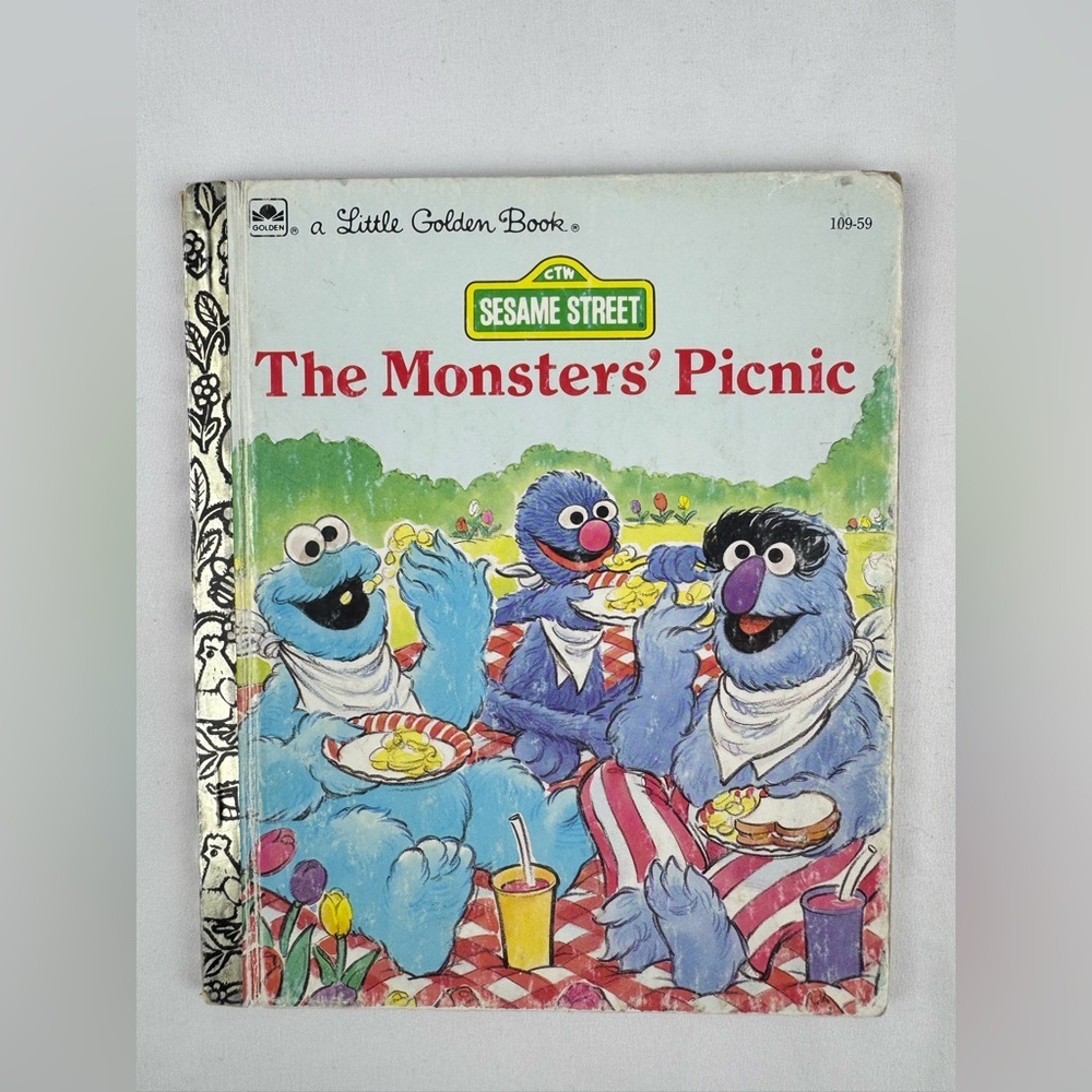 Vintage 1991 A Little Golden Book “The Monster’s Picnic”